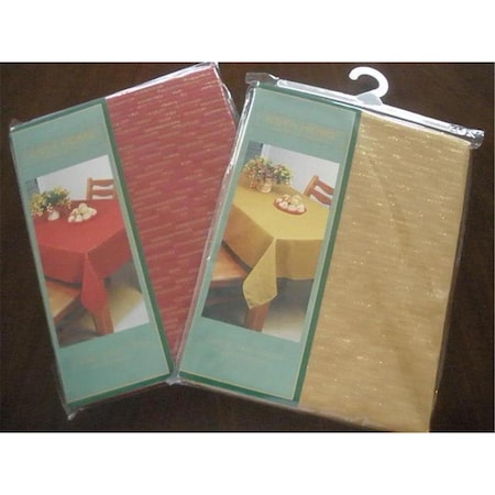 Fastfood LJC1104-6090G 60 x 90 in. Goldthread Fabric Table Cloth, Gold FA2570265